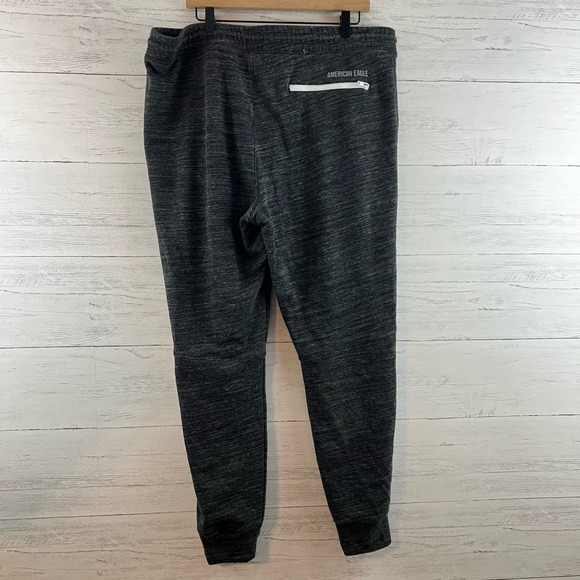 American Eagle Heather Gray Jogger Sweats Size XL - Picture 2 of 6